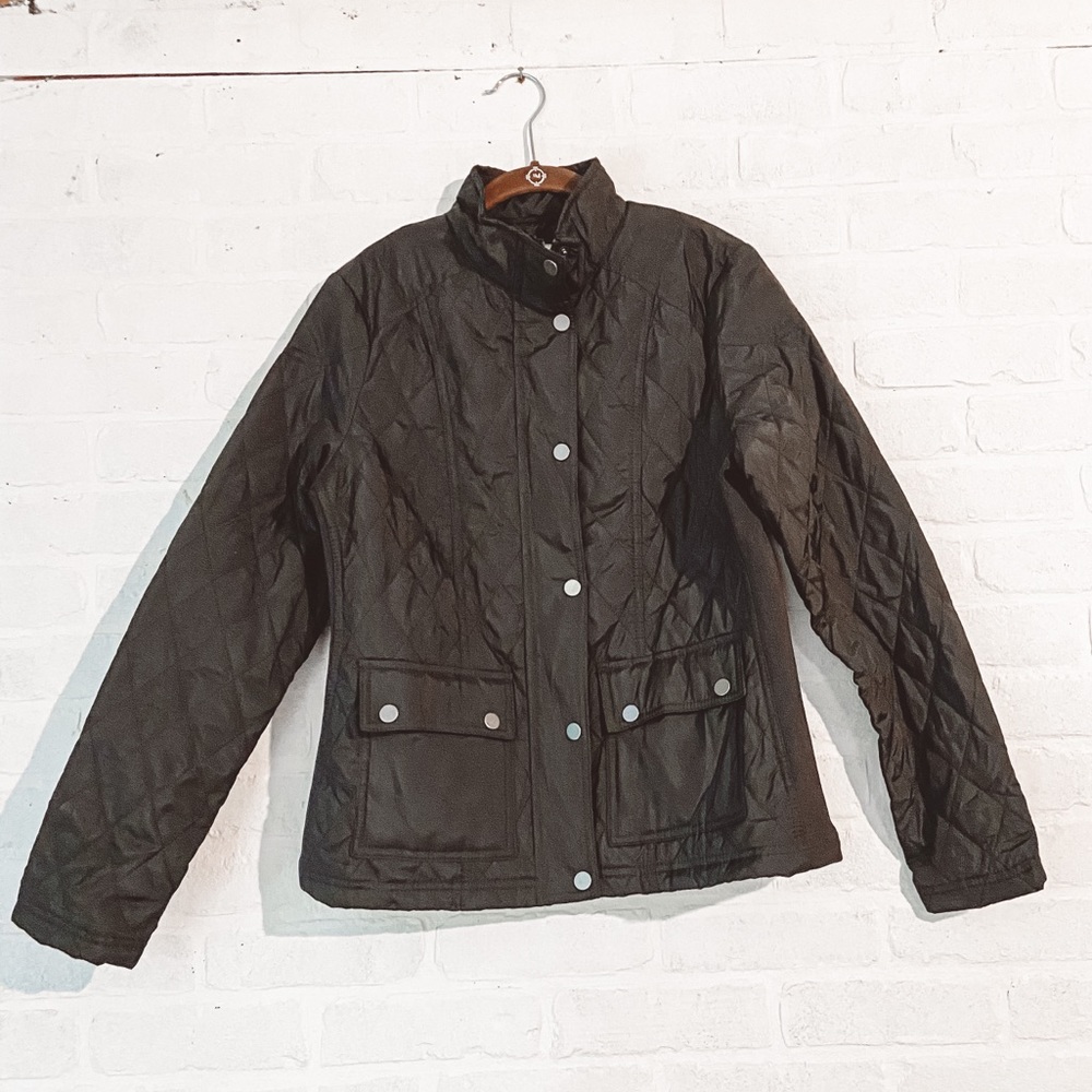 Target Quilted Zip Up Coat